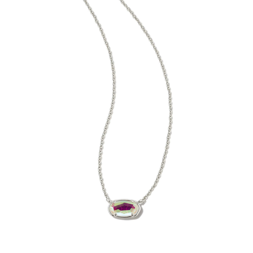 Kendra Scott Grayson Short Pendant Necklace, Dichroic Glass