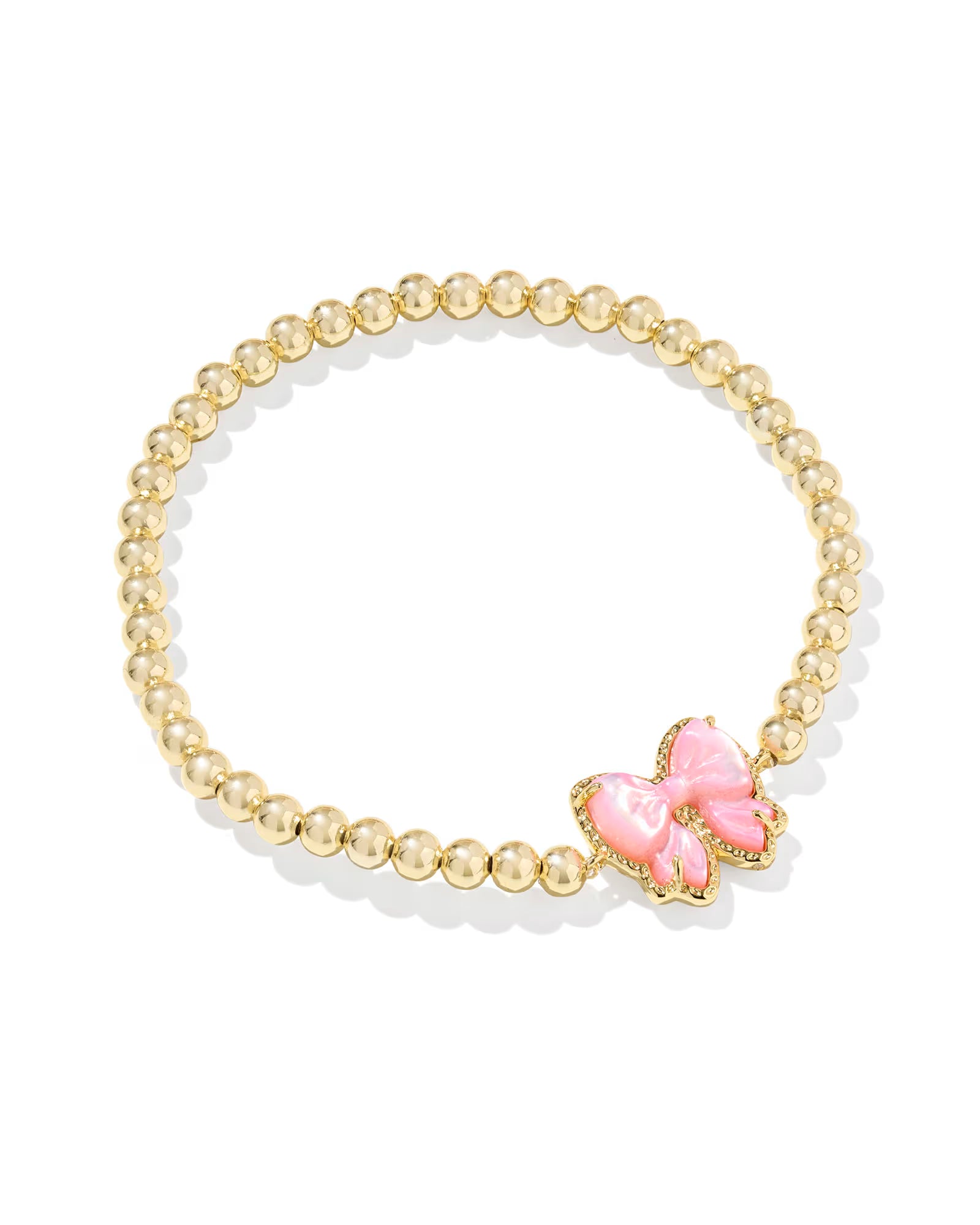 Kendra Scott Haley Bow Bracelet, Blush Mother of Pearl