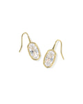 Kendra Scott Lee Luxe Drop Earrings, White CZ