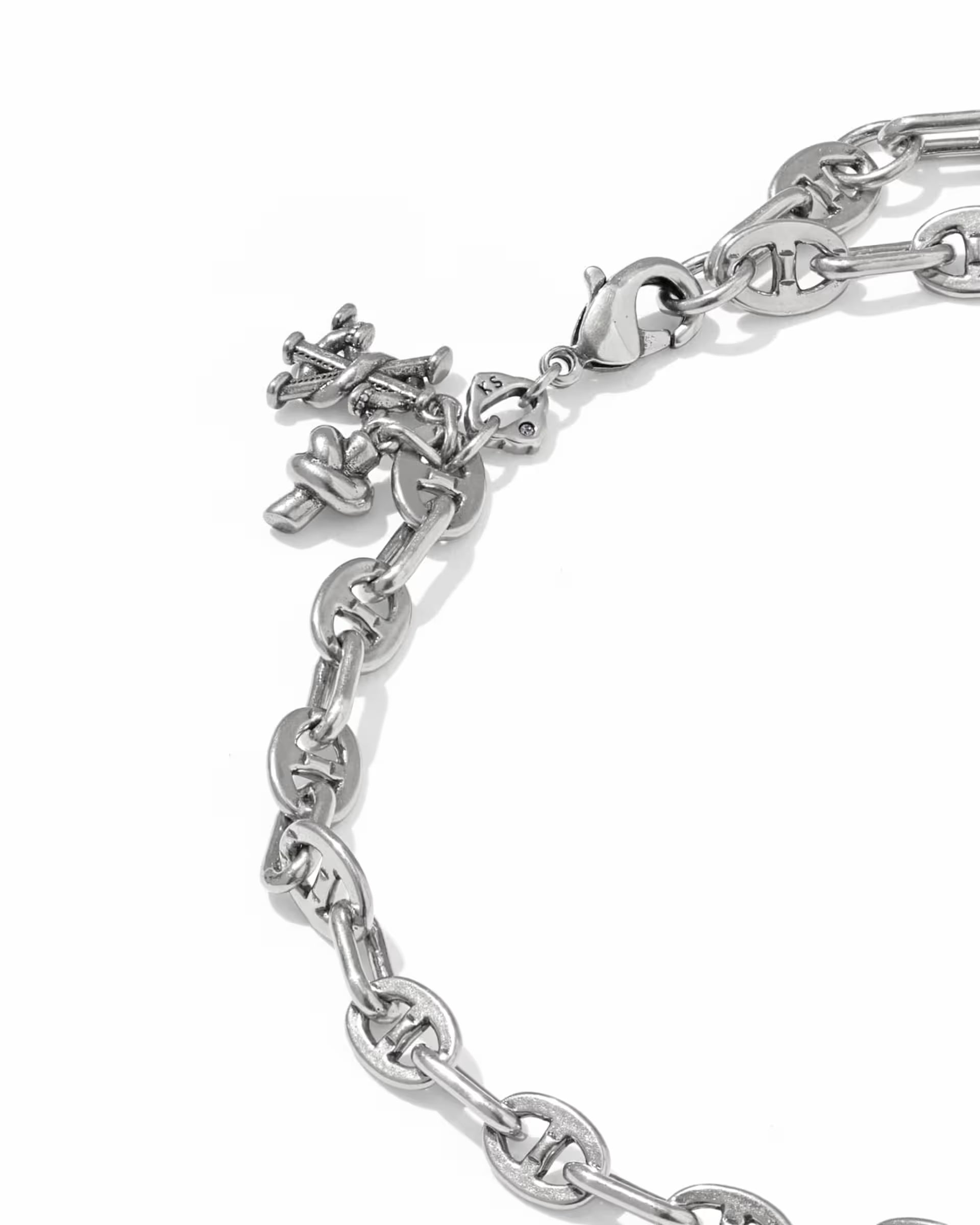 Kendra Scott Parker Knot Anklet, Silver