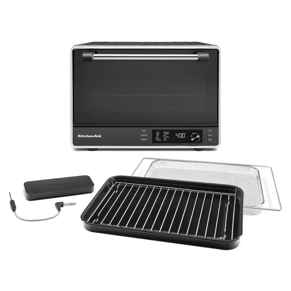 KitchenAid Dual Convection Countertop Oven with Air Fry, Black Matte