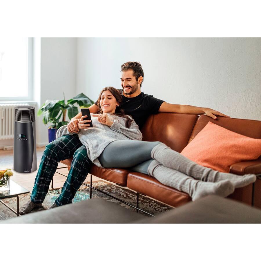 Lasko 1500 Watt Tower Space Heater, Black