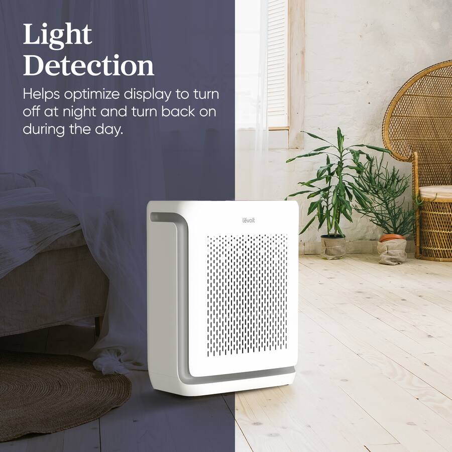 Levoit Vital 200S-P Smart Air Purifier, White/Grey