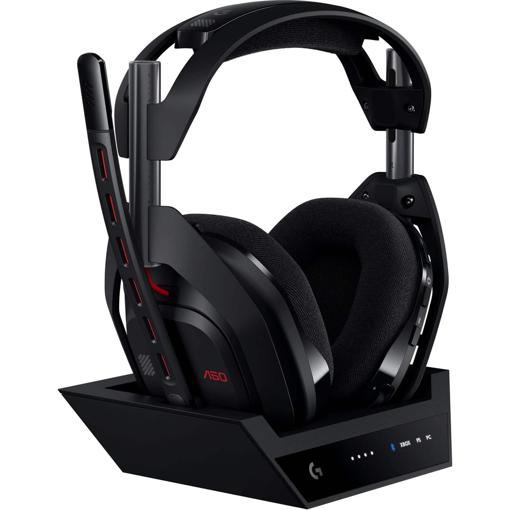 Logitech A50 LIGHTSPEED Wireless Gaming Headset + Base Station (Gen 5) for Xbox, PlayStation 5, PC/Mac or Nintendo Switch, Black