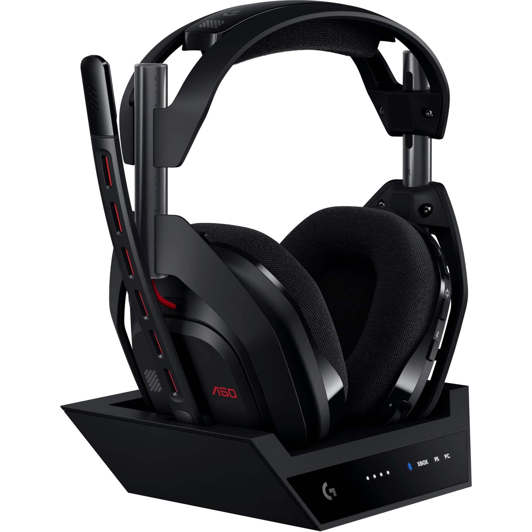 Logitech A50 LIGHTSPEED Wireless Gaming Headset + Base Station (Gen 5) for Xbox, PlayStation 5, PC/Mac or Nintendo Switch, Black