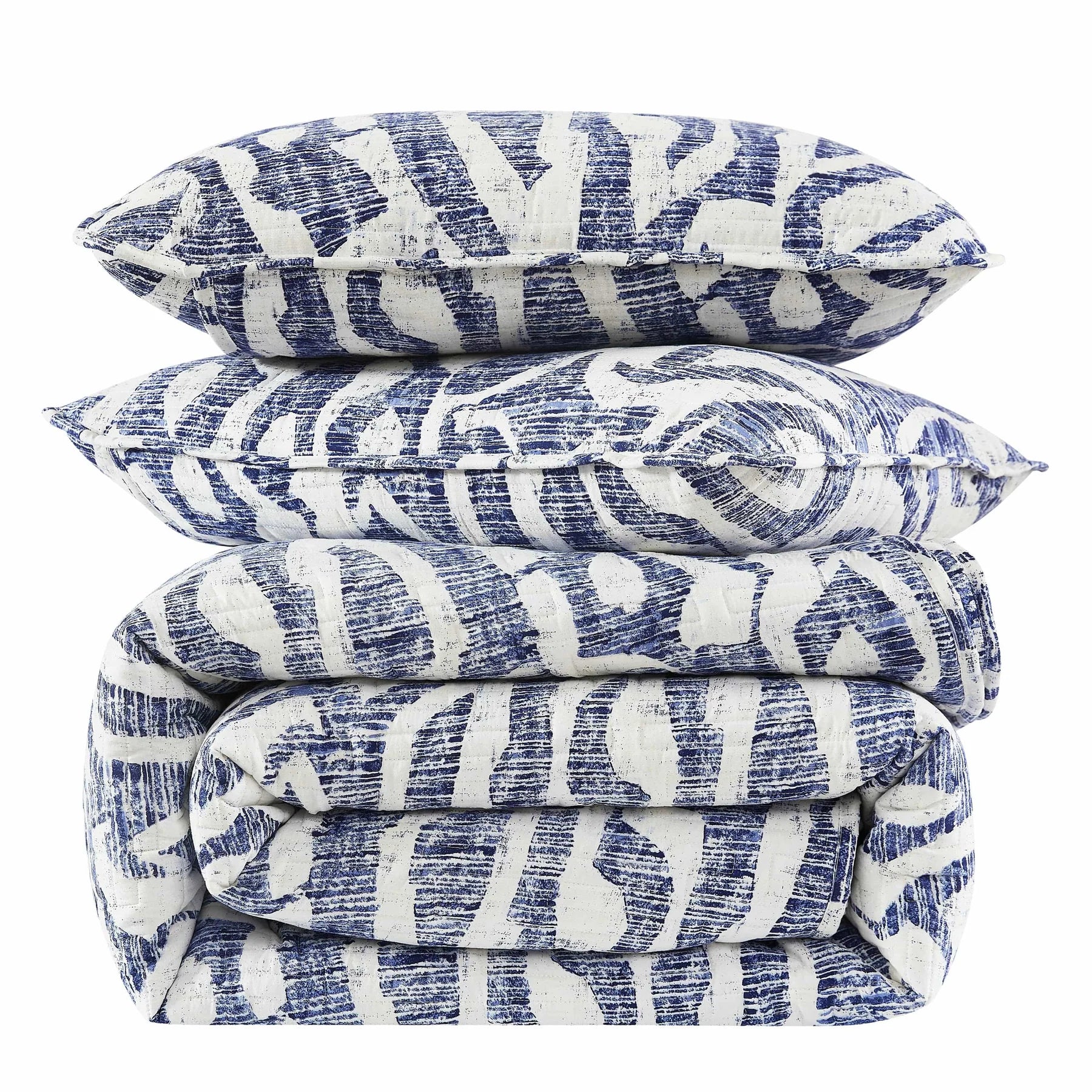 Luna Quilt Set, Blue