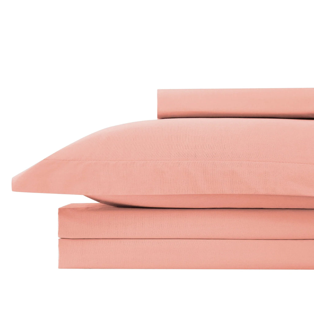 Luxe Microfiber Duvet Set, Peach