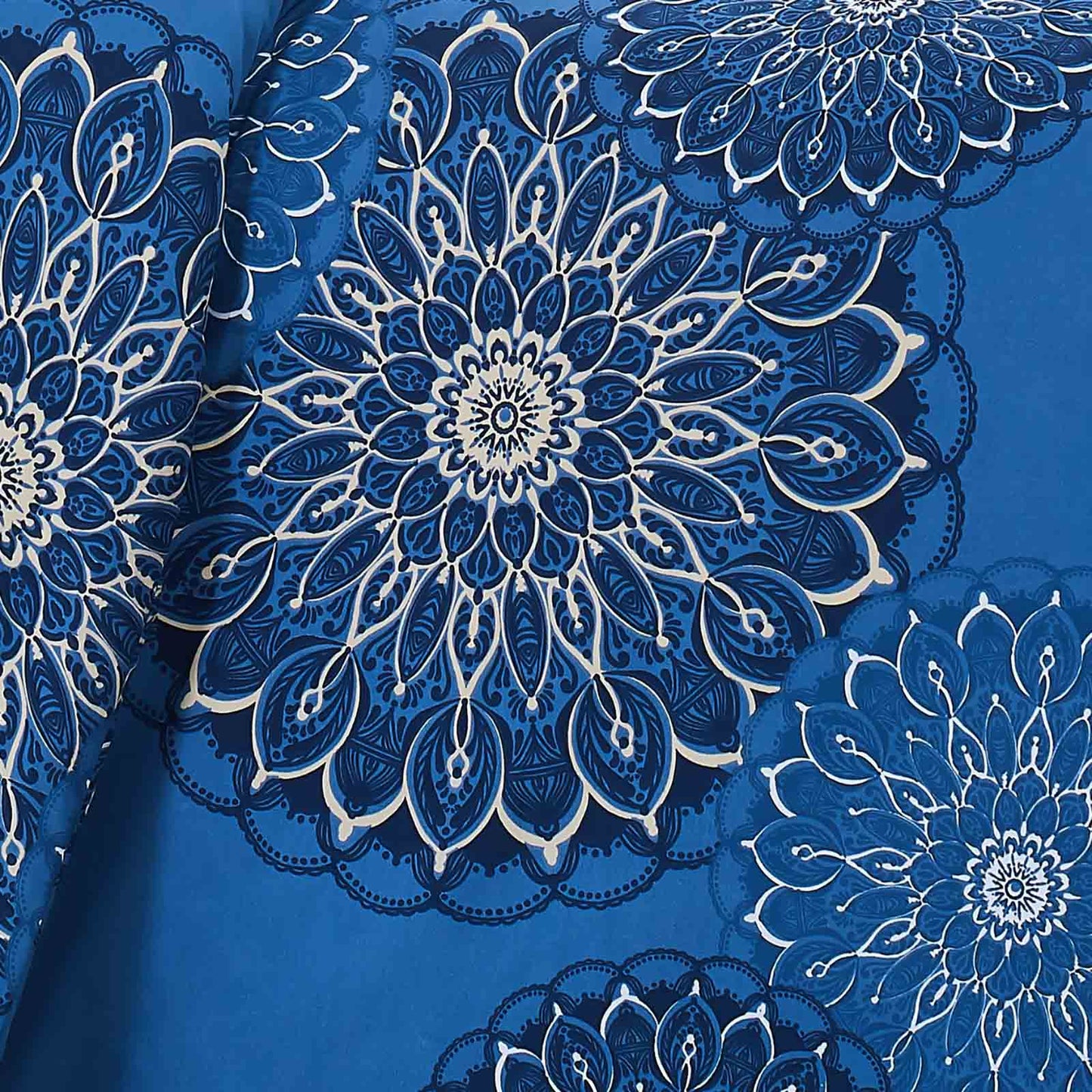 Dahlia Garden Comforter Set, Blue