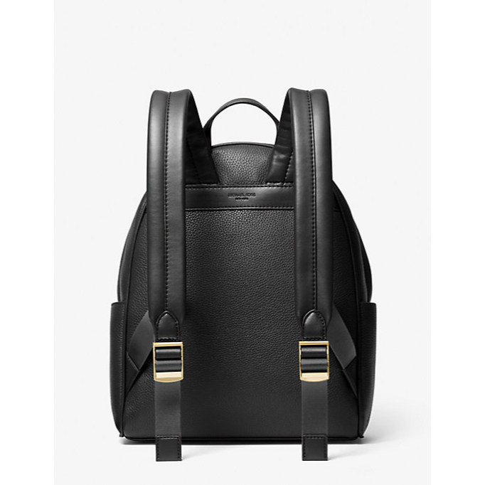Michael Kors Bex Medium Leather Backpack, Black