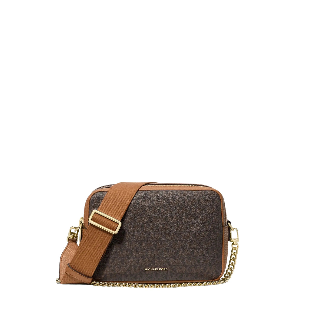 Michael Kors Bryant Medium Camera Crossbody, Signature Brown