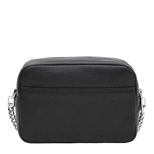 Michael Kors Bryant Medium Leather Camera Bag, Black