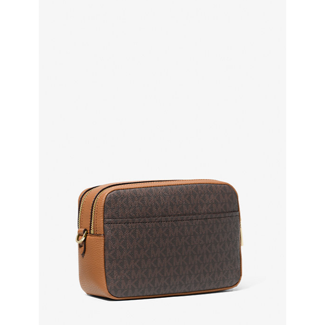 Michael Kors Bryant Medium Signature Logo Camera Bag, Brown