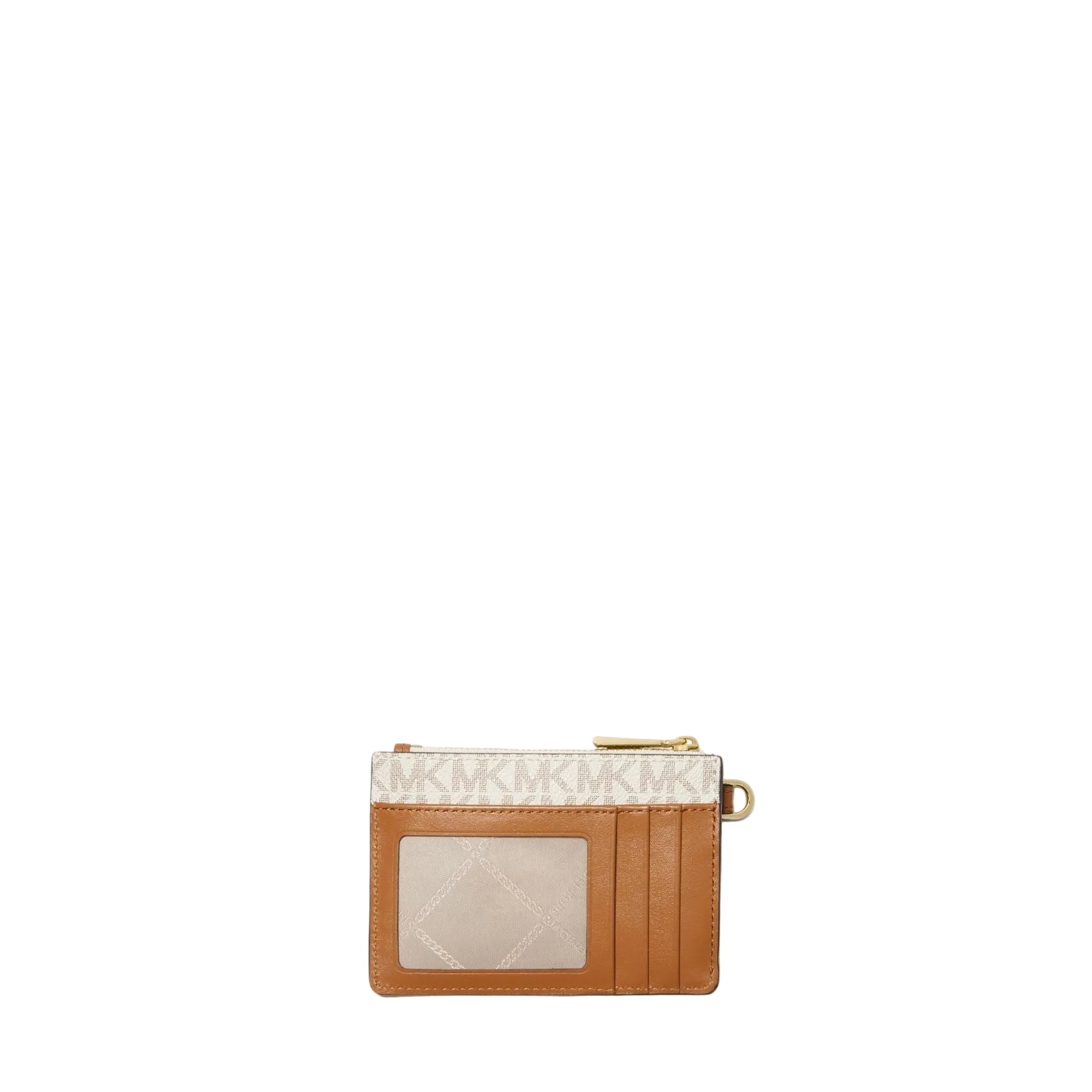 Michael Kors Jet Set Coin Purse, Signature Vanilla