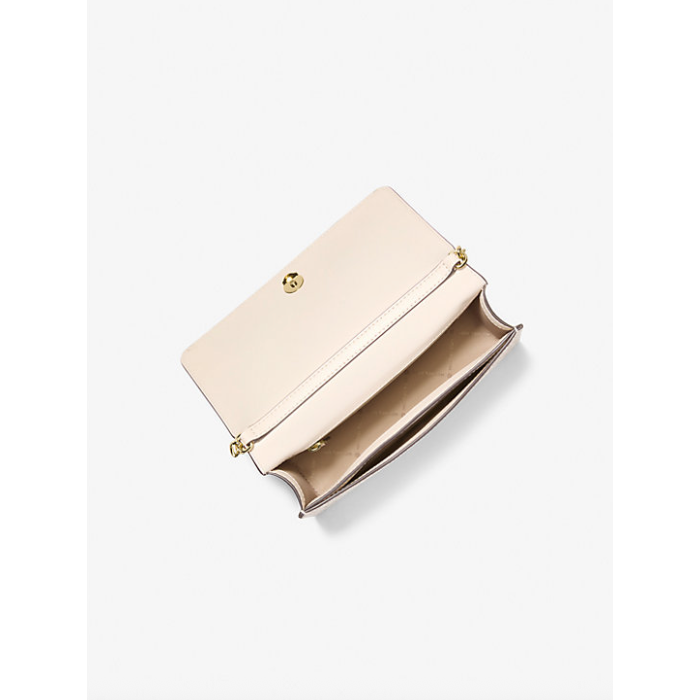 Michael Kors Jet Set Medium Signature Logo Crossbody, Vanilla