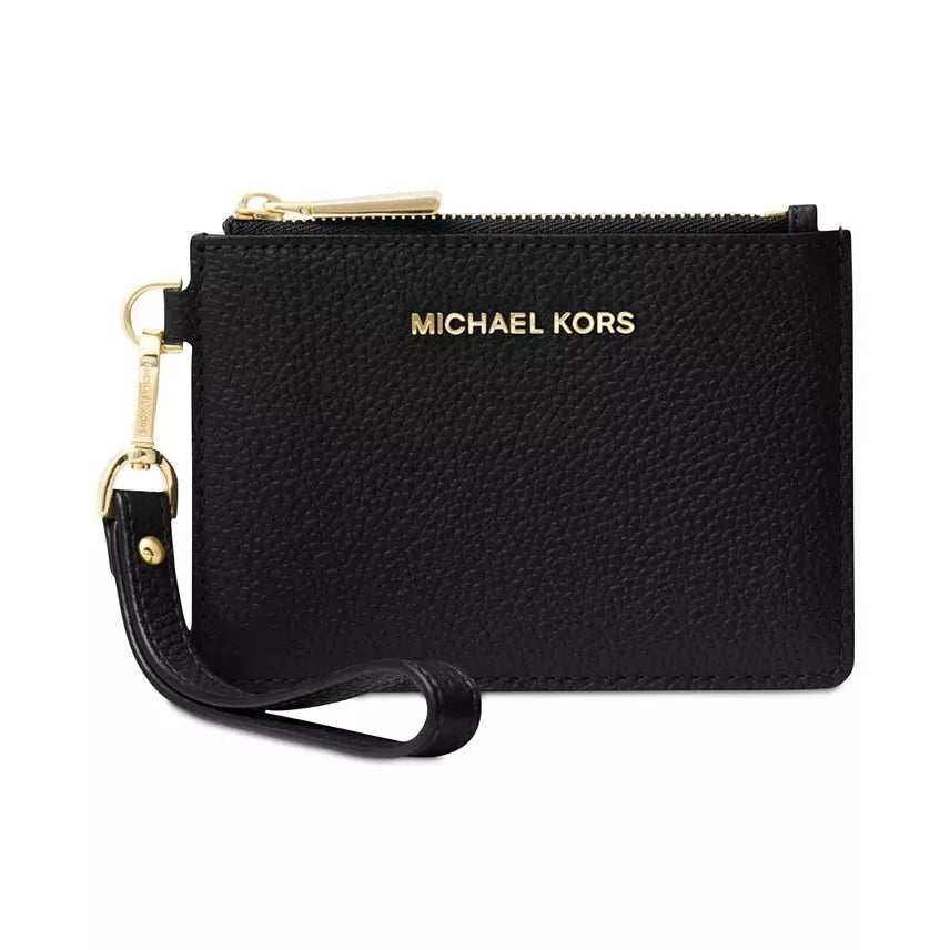Michael Kors Jet Set Small Leather Coin Purse, Black