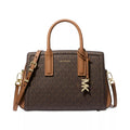 Michael Kors Laila Small  Satchel, Signature Brown