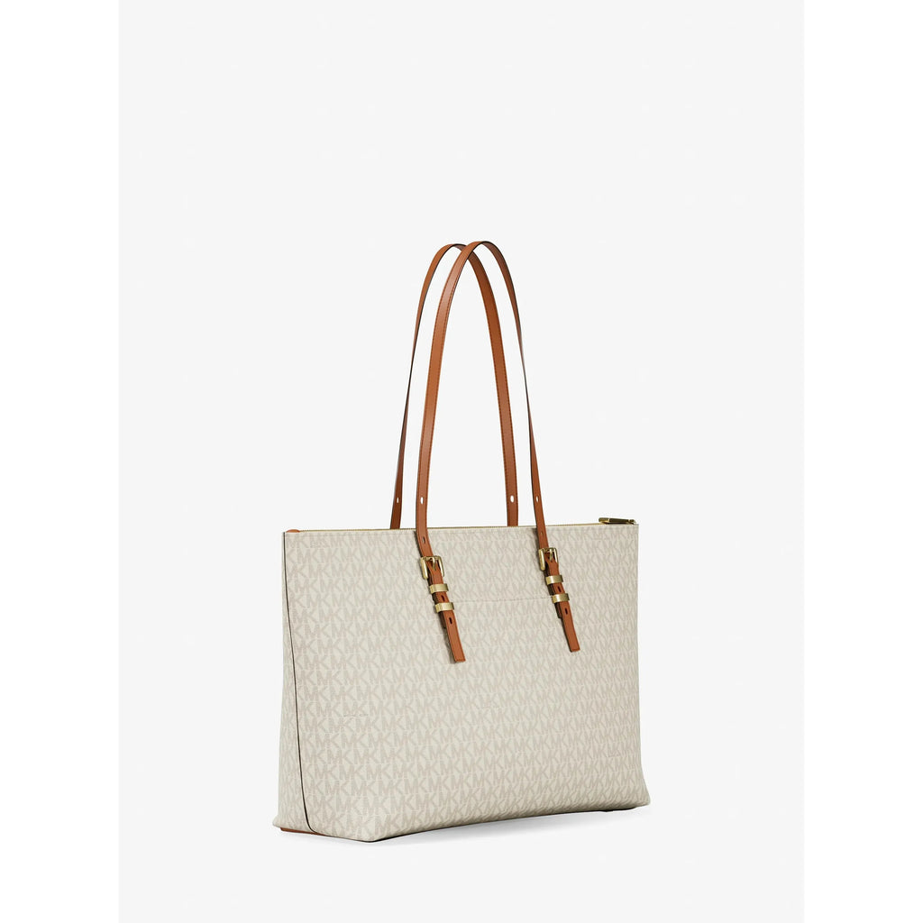 Michael Kors Quinn Medium Tote, Signature Vanilla