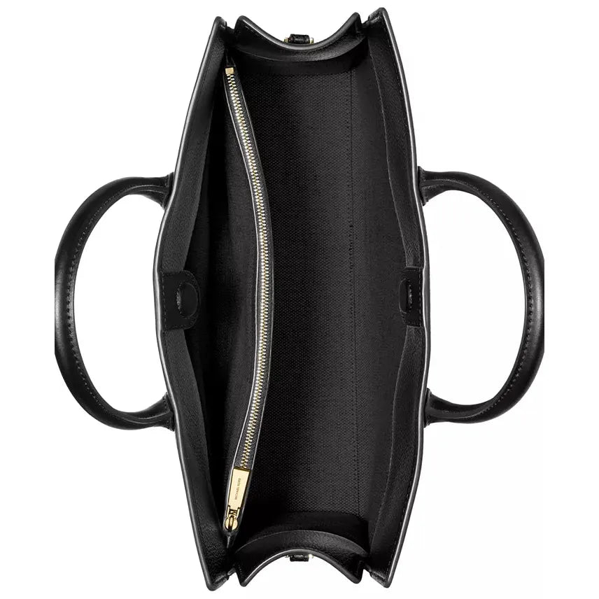 Michael Kors Scarlett Leather Satchel, Black