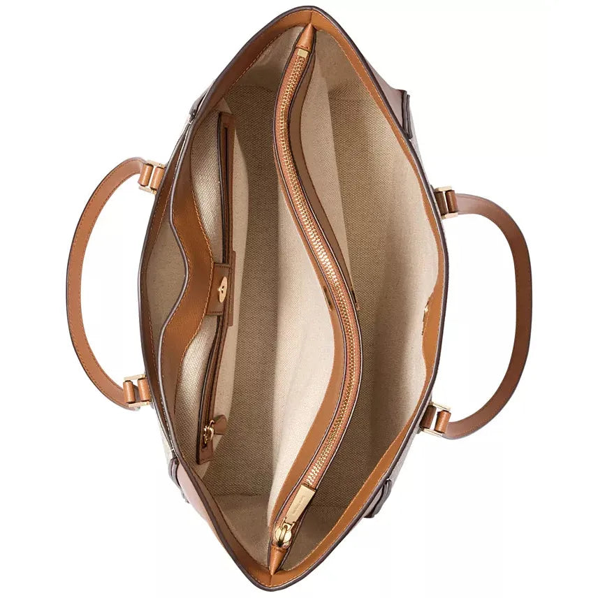 Michael Kors Taryn Large Tote, Signature Vanilla