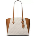 Michael Kors Taryn Large Tote, Signature Vanilla