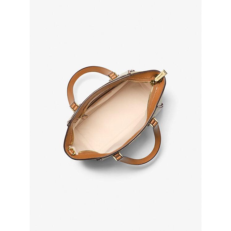 Michael Kors Taryn Small Signature Logo Crossbody, Vanilla