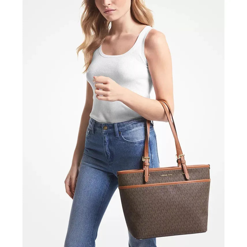 Michael Kors Winston Large Tote, Logo Brown