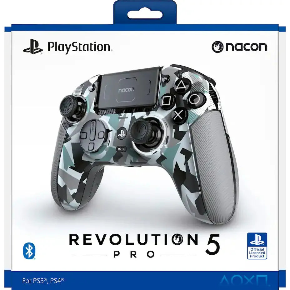 Nacon Revolution 5 Pro Wireless Controller for PS5, PS4 and PC, Arctic Camo