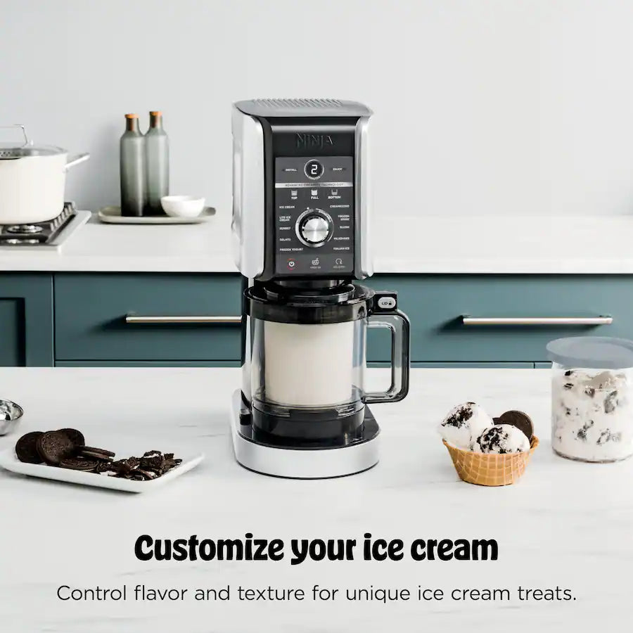 Ninja CREAMi Deluxe 11 in 1 Ice Cream and Frozen Treat Maker, Silver