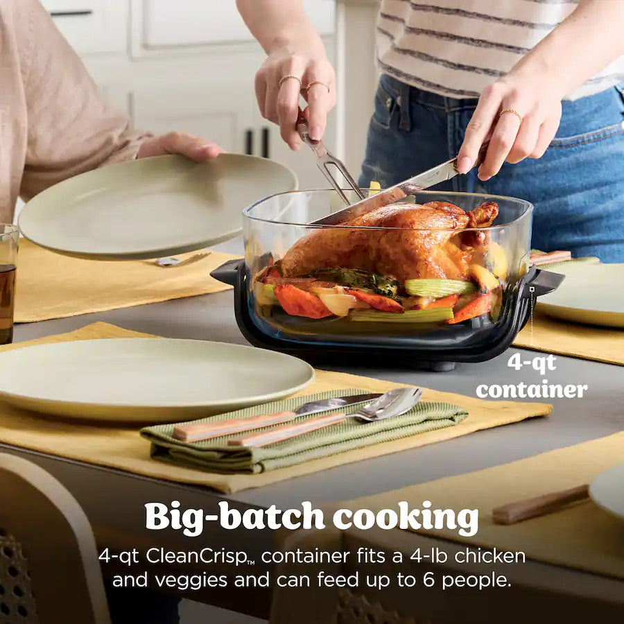 Ninja Crispi 4-in-1 Portable Cooking System, Sage Green