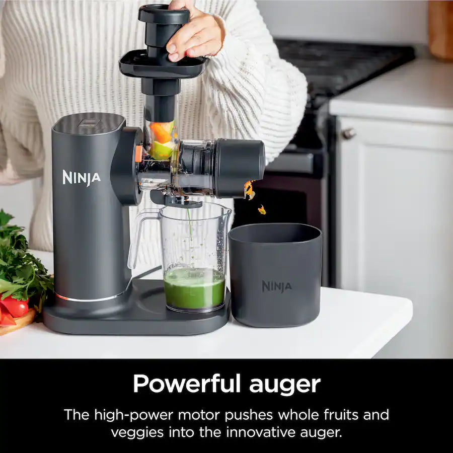 Ninja NeverClog Cold Press Juicer - Charcoal