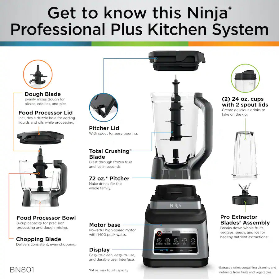 Ninja Professional Plus Kitchen System, Stainless Steel