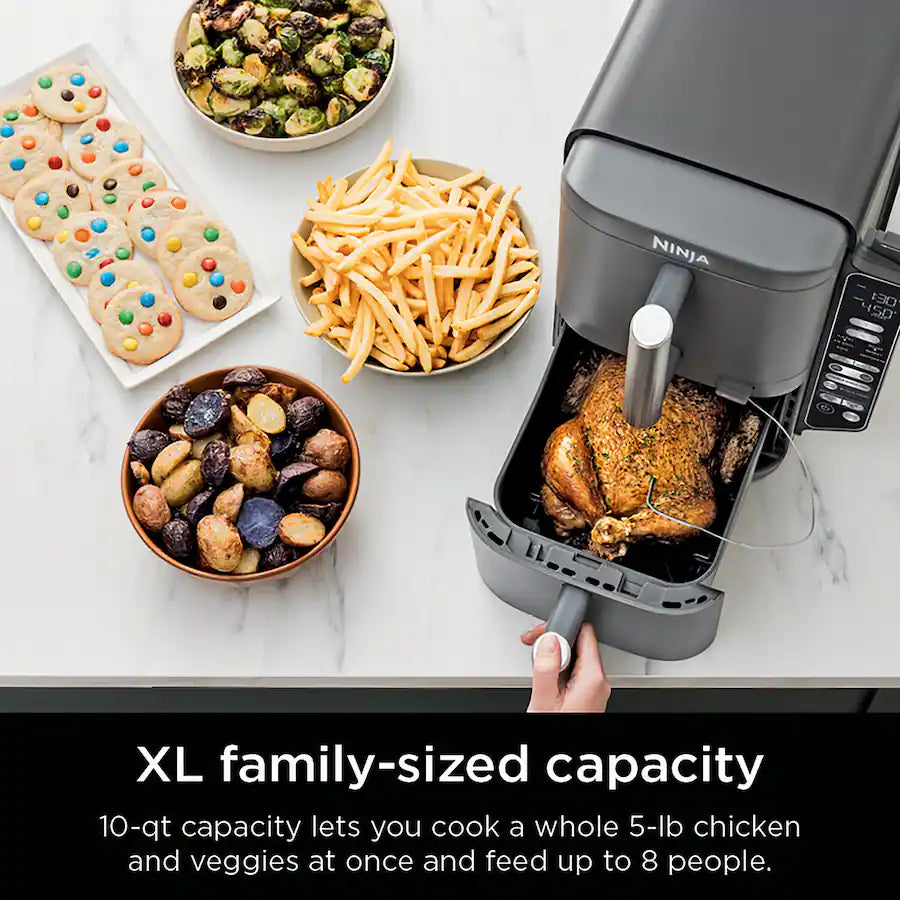 Ninja Smart DoubleStack XL 2 Basket Air Fryer, Deep Gray