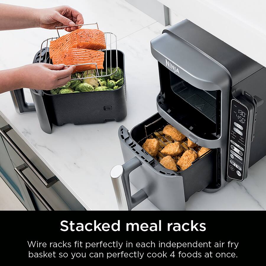 Ninja Smart DoubleStack XL 2 Basket Air Fryer, Deep Gray