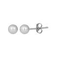 Pearl Earrings, 4mm