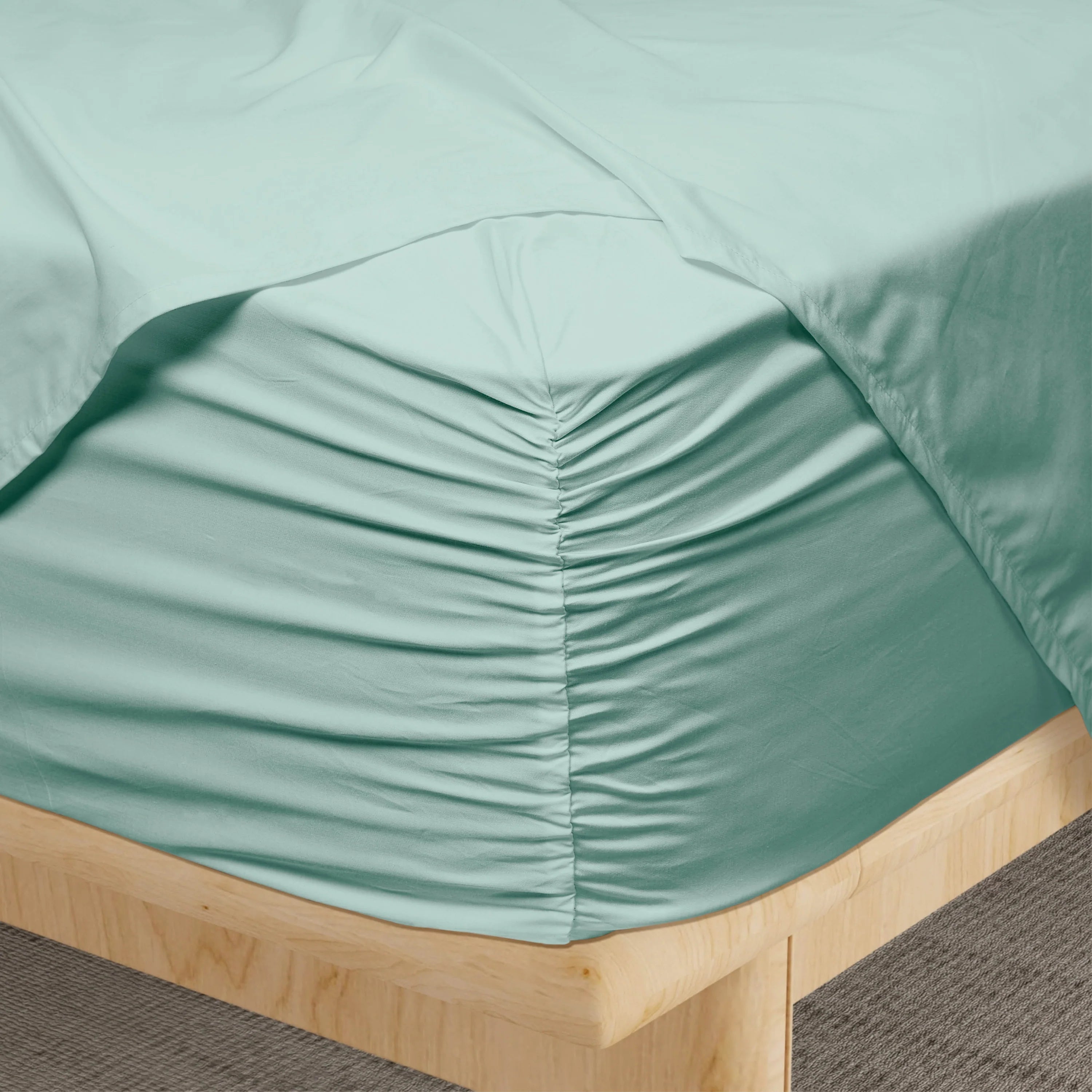 Purecare Weightless Cotton Sheets, Seafoam