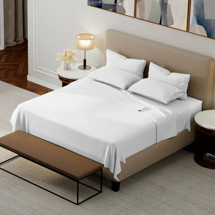 Purecare Weightless Cotton Sheets, White