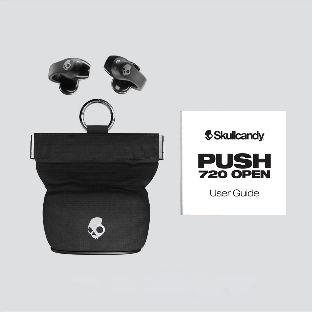 Skullcandy Push 720 Open Earbuds, Bone & Gold