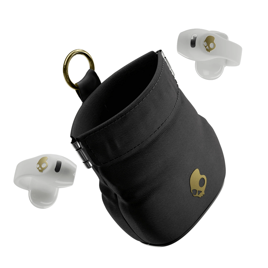 Skullcandy Push 720 Open Earbuds, Bone & Gold