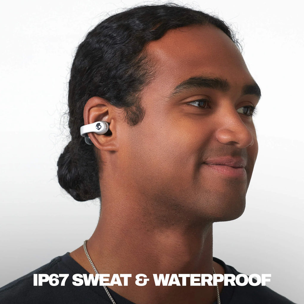 Skullcandy Push 720 Open Earbuds, Chrome