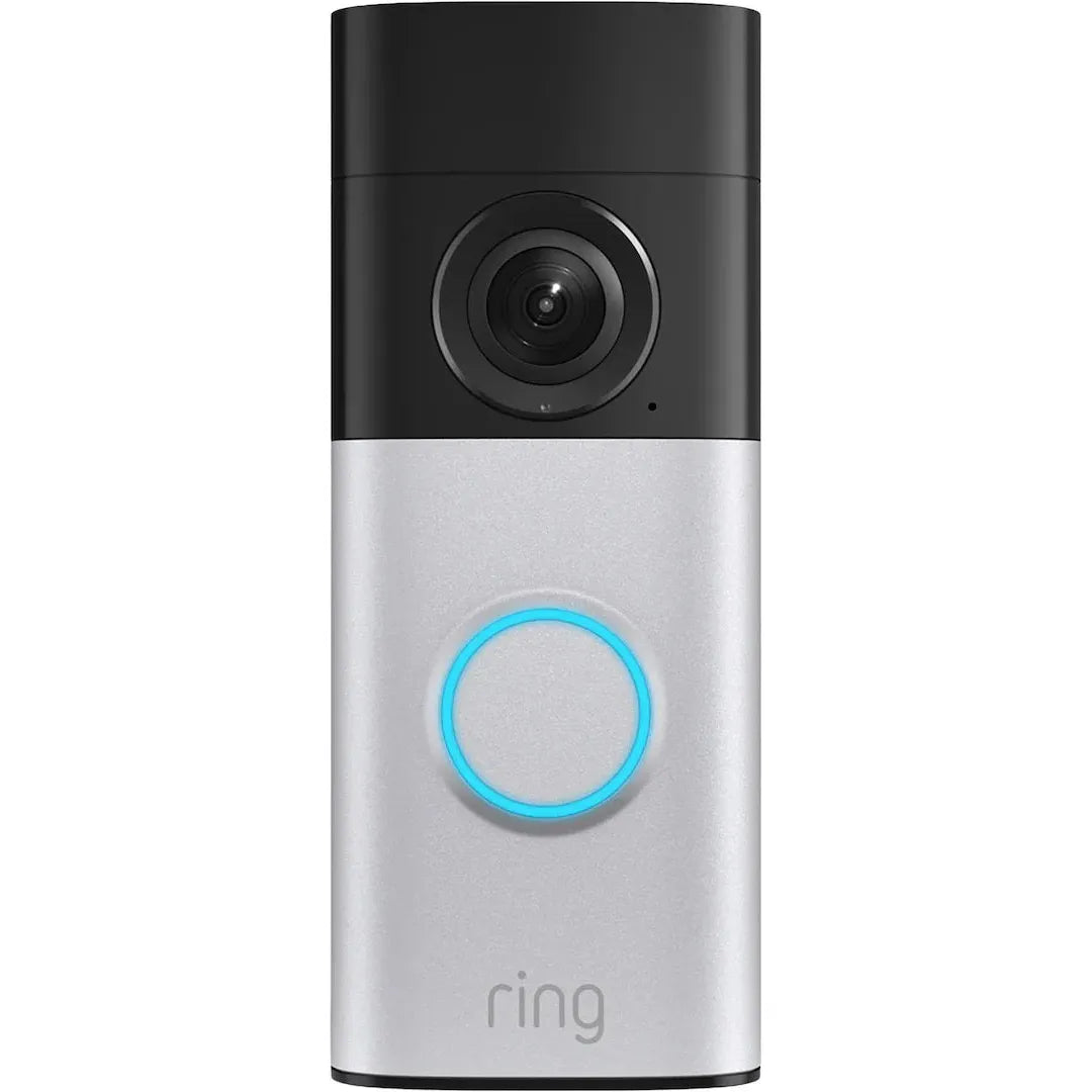 Ring Battery Doorbell 2K Plus, Nickel Silver