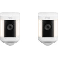 Ring Spotlight Cam Plus 2-pack Camera Indoor/Outdoor Wireless 1080p Security Cameras, White