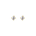 Round CZ Earrings