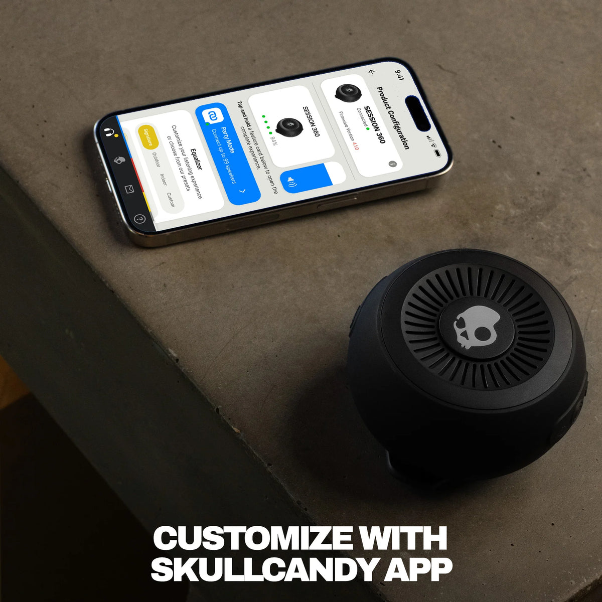 SKULLCANDY Session 360 Wireless Speaker, Black