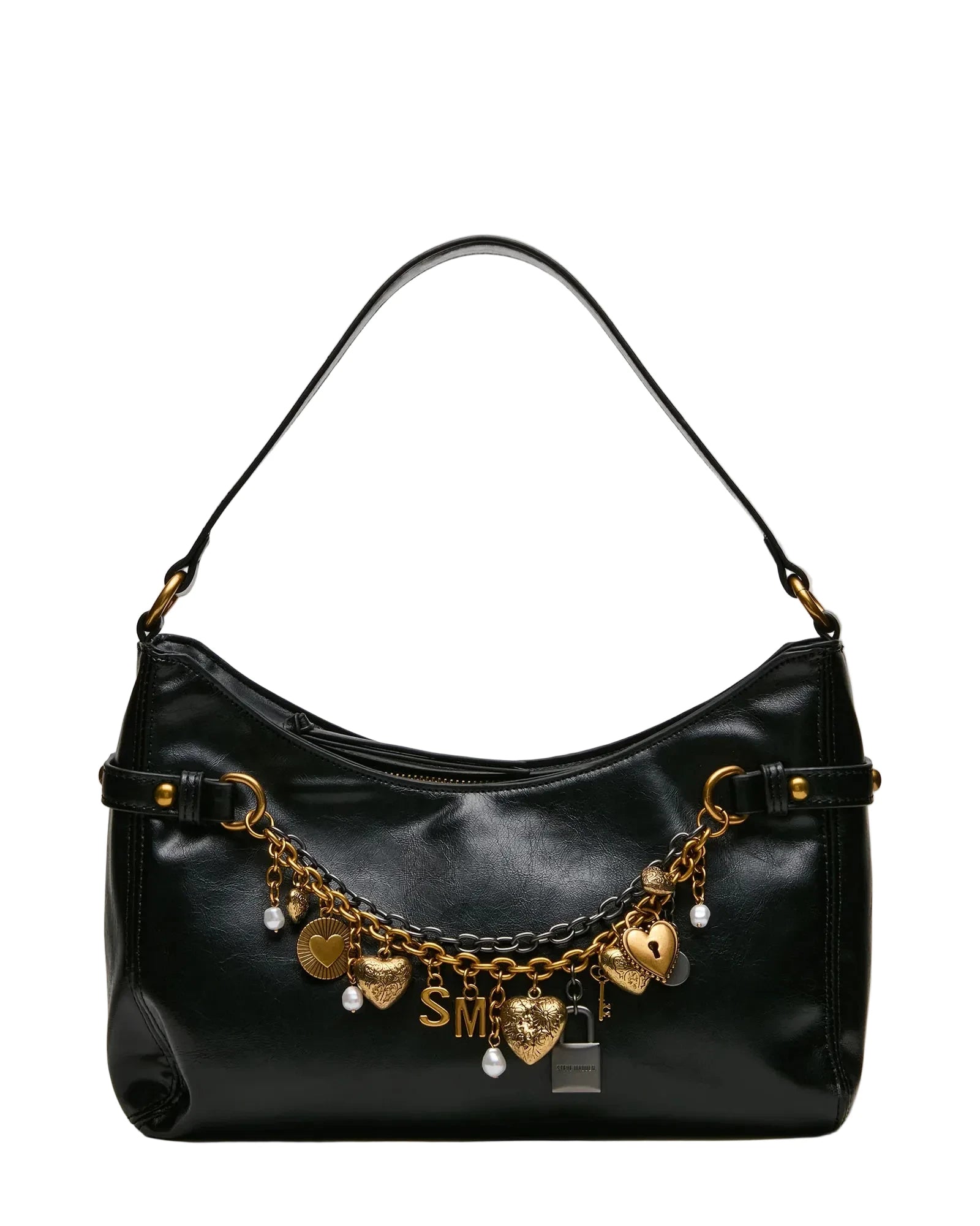 Steve Madden Lianna Hobo Shoulder Bag, Black