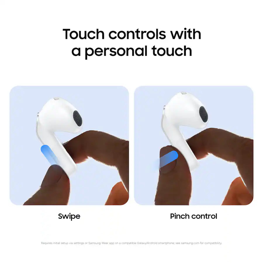 Samsung Galaxy Buds4 Pro Wireless Earbuds, White