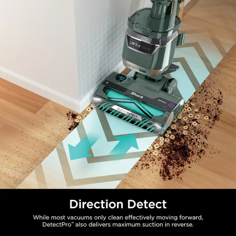 Shark Detect Pro Lift-Away ADV Bagless Upright Vacuum, Evergreen