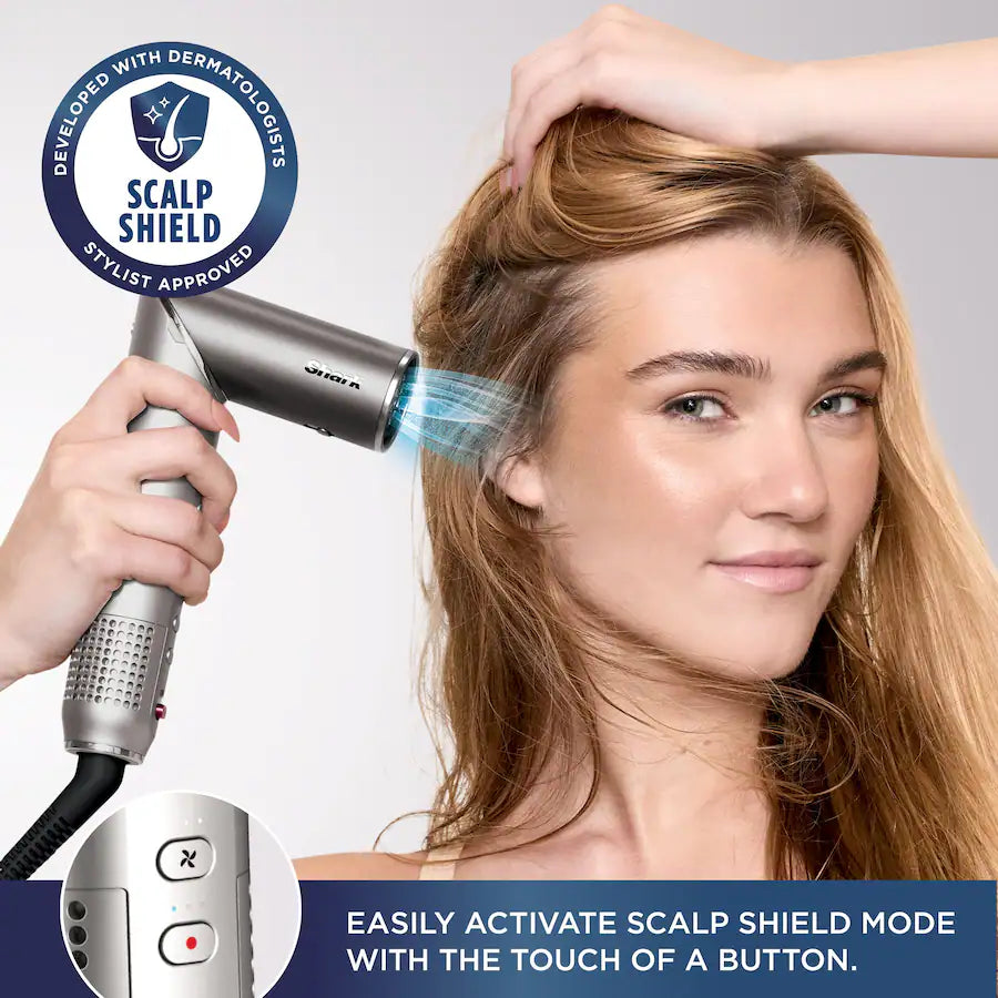 Shark FlexFusion Air + Ceramic Styling & Drying System, Metallic Mist