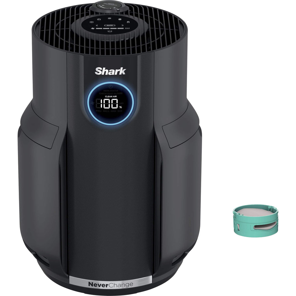 Shark NeverChange Air Purifier, 5-Year Filter Life, 650-sq Ft, Black