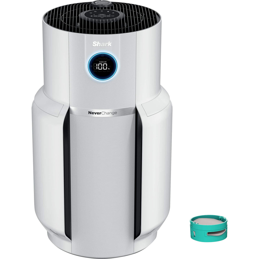 Shark NeverChange Air Purifier MAX, 5-Year Filter Life, 1400 sq. Ft, White
