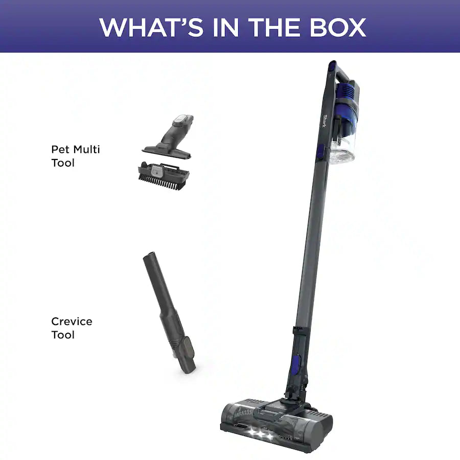 Shark Pet Cordless Stick Vacuum, Blue Iris